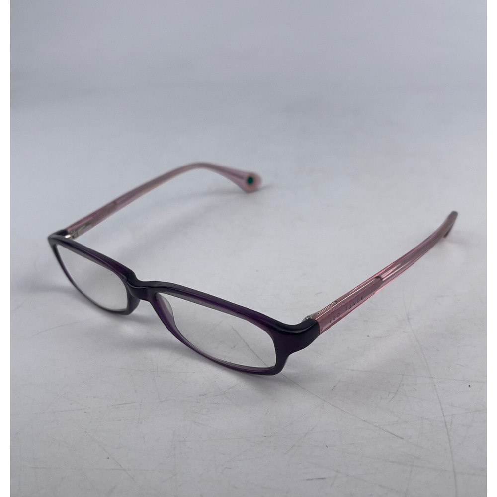 Ted Baker B821 Women Eyeglasses Frame Black Pink Plastic Full Rim 49-14-135 mm